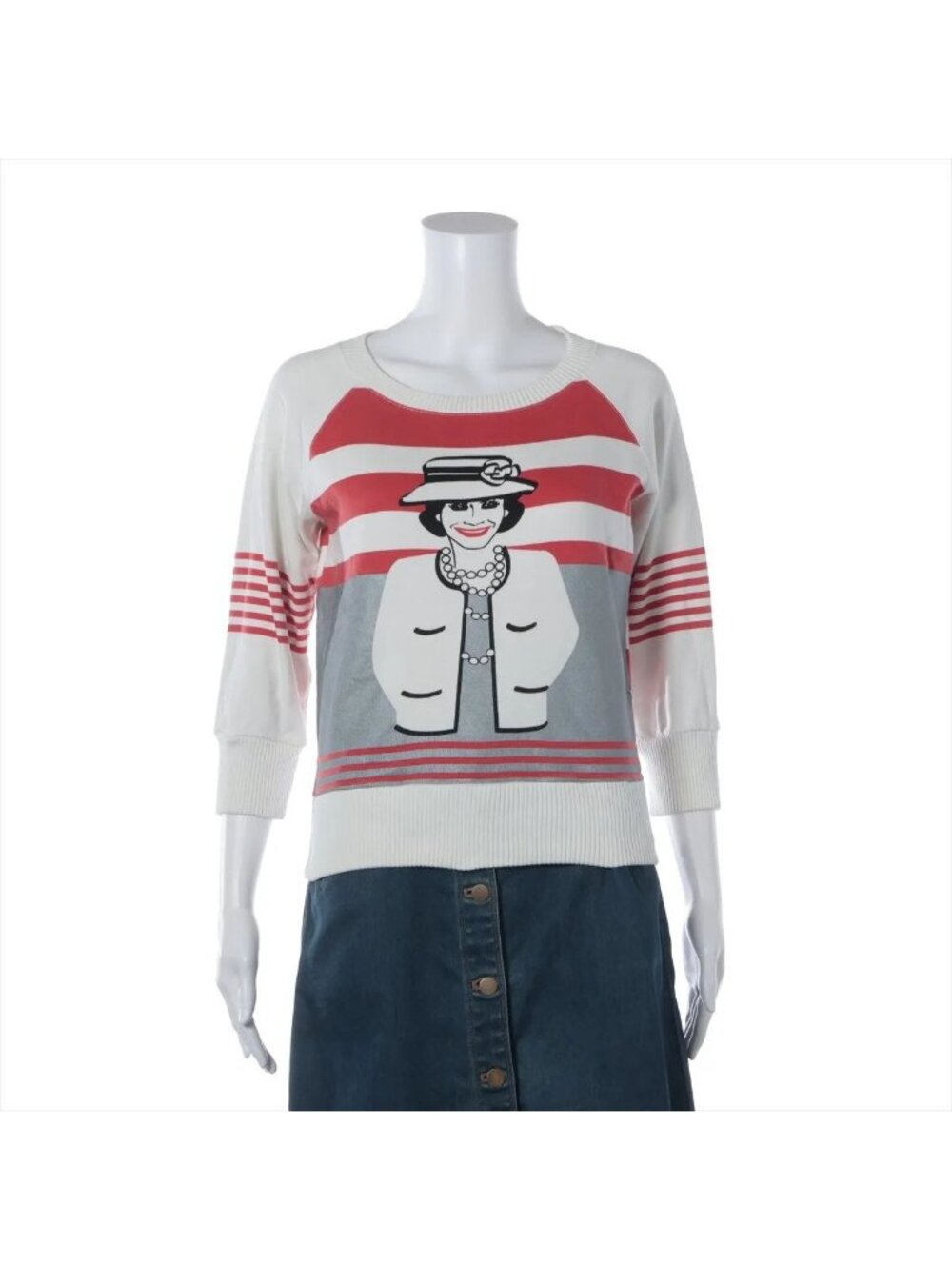 Chanel 01A Mademoiselle Sweatshirt Top 38